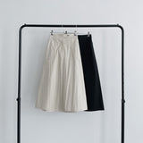 Bye pocket nylon skirt [2 colors]
