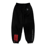 SKULL HEAVY SWEAT WIDE JOGGER PANTS GREY / BLACK (4626273501302)