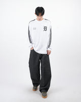 アクとノンフェードワイドデニムジーンズ / act non-fade wide denim jeans 3color