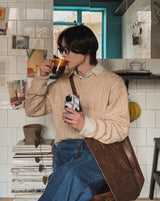 コーヘンツイストVネックニット