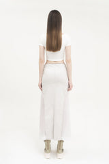 リンクスリットストラップロングスカート / 954. Linked slit strap long sk (2color)