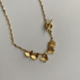 ビンテージバタフライトグルバーネックレス/jn Vintage Butterfly Toggle Bar Necklace