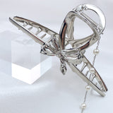 RIBBON HEART CLIP HAIR PIN