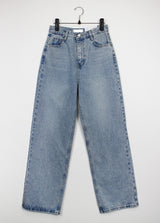 ストロングワイドパンツ / no.1297 Strong Light Blue Wide Pants
