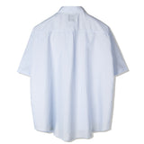DOBLE HOLDER STRIPE HALF SHIRT SKY BLUE (6566862880886)