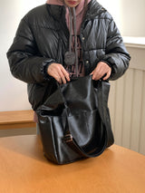 Tonal Bobusang Big Square Cross Shoulder Bag