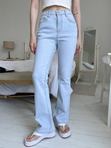 ロングブーツカットデニムパンツ / no.2301 Long Bootcut Light Blue Pants