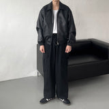 レザークロップドジャケット / UI leather cropped jacket
