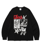 ライトニングスケルトン LS Tシャツ ブラック(CV2ESUT553A)