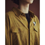 マランポケットチェックシャツ / MARANG POCKET CHECK SHIRT_MUSTARD