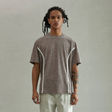 ソフトバイアスラインTシャツ/SOFT BIAS LINE T-SHIRT (BEIGE)