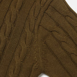 ローワーツイストセミジップアップニットウェア / Lower Twisted Semi-Zip-Up Knitwear (4 colors)