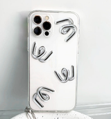 メタルWオブジェクトフォーンケース / Metal W Object Phone Case