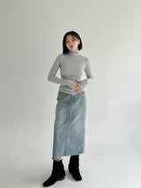 ポエンチデニムスカート/no.6183 Poenti Denim Skirt (2color)
