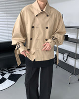 バルーンショートトレンチジャケット / GM Balloon Short Trench Jacket (2 colors)