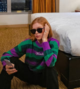 ロゴトリプルストライプニット / Logo Triple Stripe Knit (4582466977910)
