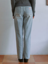 CARPENTER WIDE PANTS LIGHT BLUE