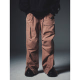 カーターダイアゴナルジップパラシュートパンツ / CARTER DIAGONAL ZIP PARASHUTE PANTS_PK
