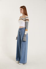 FAKE LAYERED SWEATER
