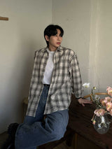 ASCLO Smart Spring Check Shirt (3color)