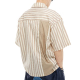 スプライス 半袖シャツ / SPLICED SHORT SLEEVE SHIRT (4518757793910)