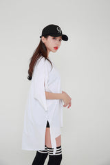 アンフテッドショルダーロング半袖Tシャツ / TOP(7791) Unfooted Shoulder Long Short Sleeve Tee