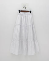フリルカンカンロングスカート/Frill kangkang long skirt (3color)