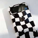 Checkerboard Black Zflip Case (6674540068982)