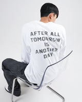 バックレタリングオーバ－Tシャツ