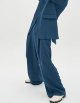 Pleated Wide Leg Long Slacks(3 color) (6596180639862)