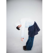 DIVIDED short hoodie_light melange