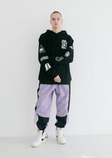 ロゴフーディ / BSR2223FWPO012 BS MULTI LOGO HOODIE BLACK