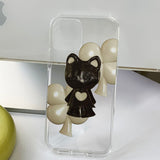 Black cat Lucky Vintage Cat Phone Case