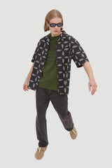 FLIP Pattern Shirt_Black (6699090247798)