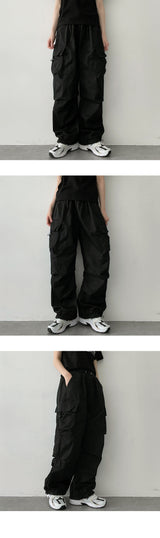 ヒップストリングワイドカーゴパンツ / Hip String Wide Cargo Pants