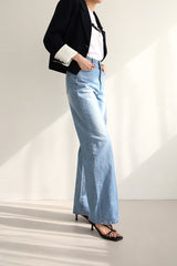 マリーンロールアップジーンズ / MARINE ROLL-UP JEANS / WIDE DENIM PANTS