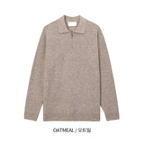 Digan Cashmere Zipper Collar Knit (6color)