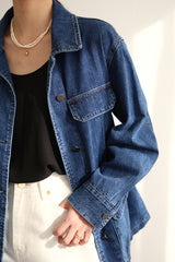 ローズデニムジャケット / ROSE DENIM JK / STRING JACKET