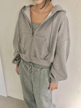 Melora hood zip-up set