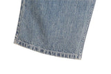 No.0346 G washed set straight denim PT