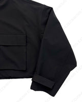 モノクロップフードジャンパー / CR Mono Cropp Hood Jumper (3 colors)