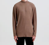 ベーシックハーフタートルネックニットTシャツ/Basic Hlaf Tutleneck knit t-shirt_11color