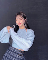 sky cardigan top (6677096824950)