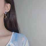 ブルークリスタルアンドザムーンピアス / Blue Crystal and the Moon Piercing