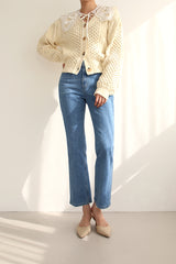 セミブーツカットデニムパンツ/FF-36 / SEMI BOOTSCUT DENIM PANTS