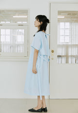 レイヤードリボンワンピース / layered ribbon onepiece sky blue