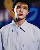 イエロータップオーバーサイズシャツ/YELLOW TAP OVERSIZED SHIRT LIGHT BLUE