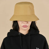 Waterproof String Bucket Hat Beige