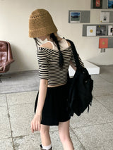 ワコサマーストローバンジーバケットハット / Wako summer straw bungee bucket hat