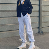 スマイルフラワースウェットパンツ / smile flower sweat jogger pants (4649643769974)
